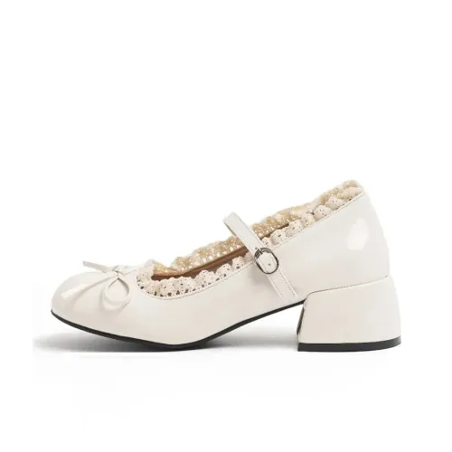 Medd Грубый каблук Туфли Мэри Джейн Женские