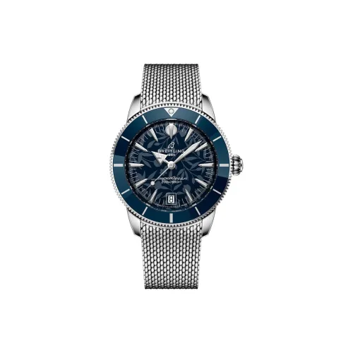 BREITLING Автоматический Механический Часы Мужские Super Ocean Culture Collection 40 мм Синий