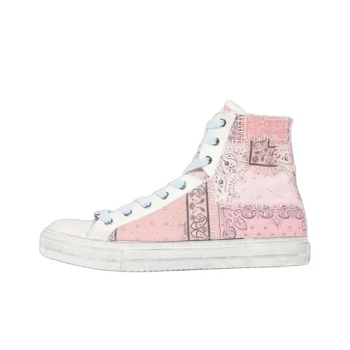 AMIRI Sunset High Top Sneakers Men's Pink