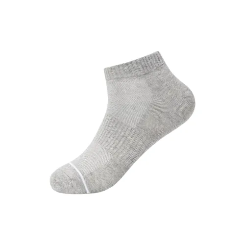 QIAODAN Низкие носки Мужские 1 упаковка Светлый Фотиния Серый