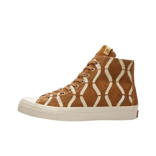 Visvim Skagway Скейтборд Кроссовки MID Топ CAMEL Мужской