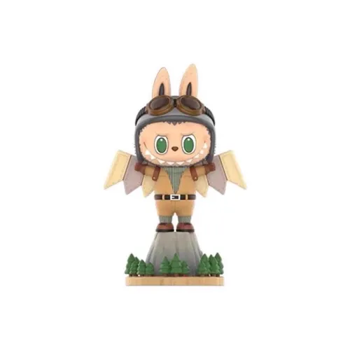 POP MART Коллаборация Edition Labubu Glider Модный и Крутой Прозрачный Слепой Бокс с Карточкой