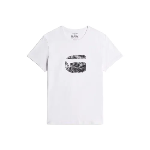 STAR Натуральная Белая Мужская T-Рубашка