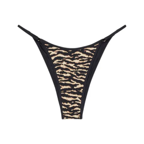 Réalisation Par Коричнево-черные плавки с тигровым принтом для женщин