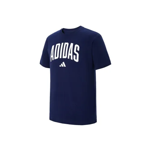 Adidas Темно-синие мужские футболки T-Shirt