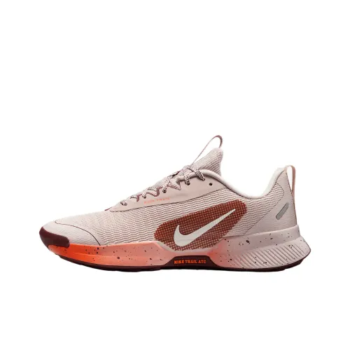 Nike Juniper Trail 3 Беговые кроссовки Низкий топ Песчаник Серый Розовый/Темный Команда Красный/Оранжевый Красный/Парус Белый Женские