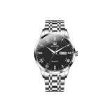 Стальной браслет, глубокий черный.