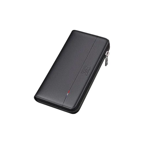 SEPTWOLVES Кошелек из коровьей кожи стандартный мужской черный