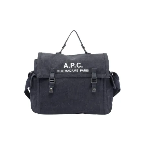 A.P.C. Joint Paragraph Полиэстер Сумка с одним плечевым ремнем Унисекс Морской синий