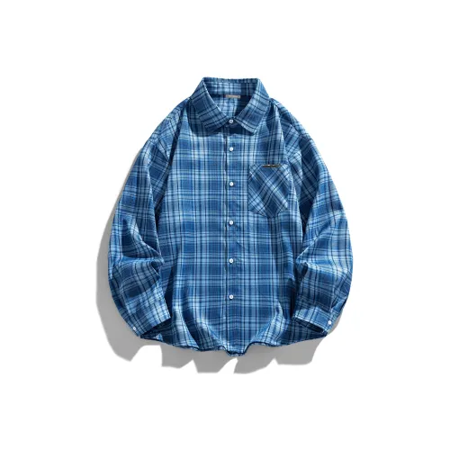 MindBridge Синие Унисекс Рубашки