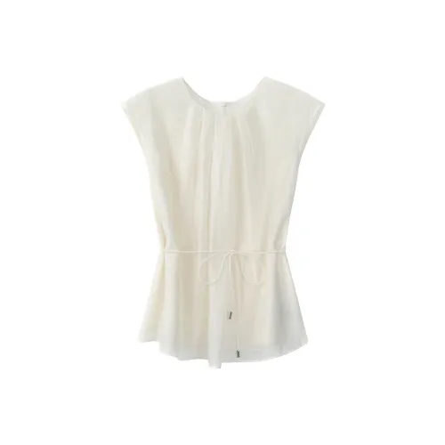 NINE WEST Экрю Женские Рубашки