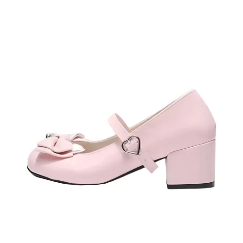 CPXO Грубый каблук Туфли Мэри Джейн Женские