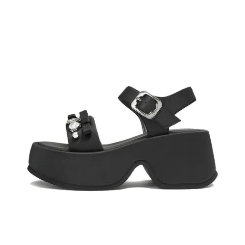 BASTO One Ремешок Сандалии Женские Черные