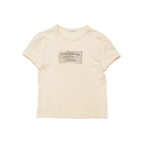 ACNE STUDIOS Светло-оранжевые Женские Рубашки T