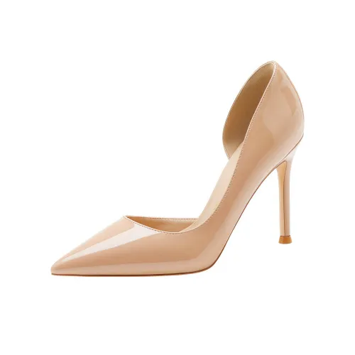 Squinting Home Узкий каблук Высокие каблуки 8 см Женские Телесный