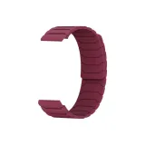 Бургундский бронированный силиконовый магнитный ремень