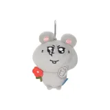 Большая мышь - маленький цветок, подвеска - 10 см