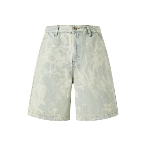 CHINISM Синий деним Унисекс Джинсовые шорты