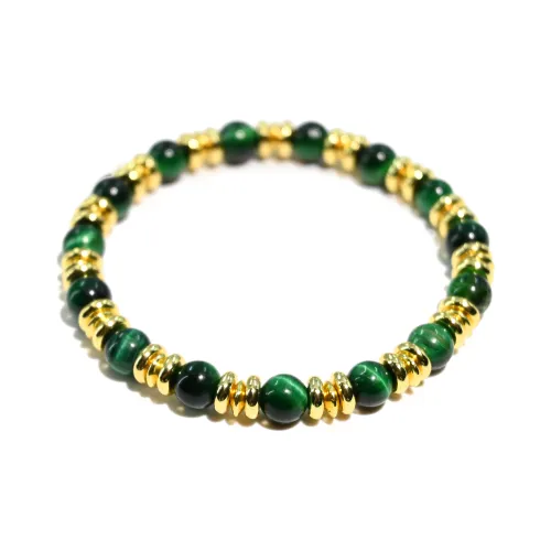 DRAGON Li Зеленый Камень Тигровый глаз Браслеты Унисекс