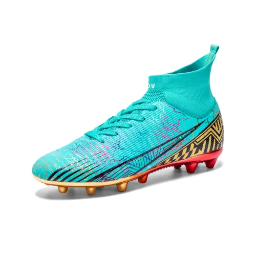 D W Анти KICK Амортизация И Устойчивость К Износу Высокий Топ Детские Футбольные Бутсы Подростки