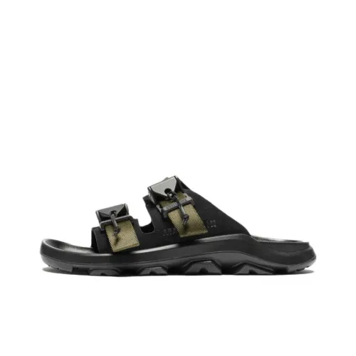 Maharishi x Birkenstock Износостойкие слипоны Мужские Оливково-зеленые Стандартные