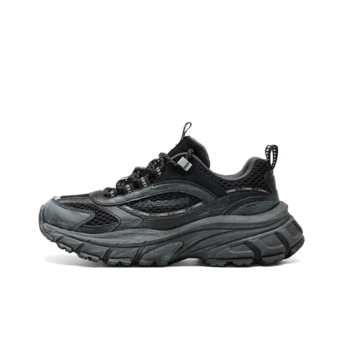 QIAODAN Амортизация и Дышащий Низкий Топ Уличная Обувь Женская Черная