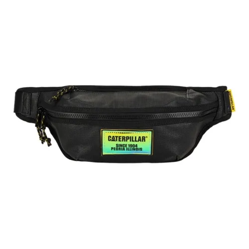 CAT ПВХ Сумка через плечо Слинг-сумка Сумка на пояс Унисекс Черная