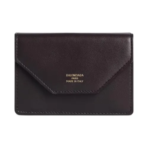 Balenciaga Sheepskin Wallet Mini Women's Black