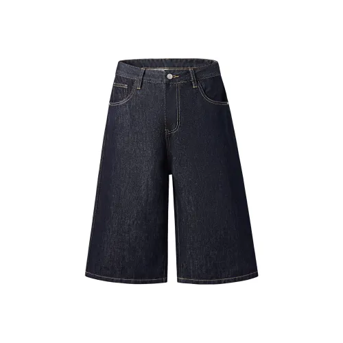 A3G4 Джинсовый синий Унисекс Джинсовые шорты