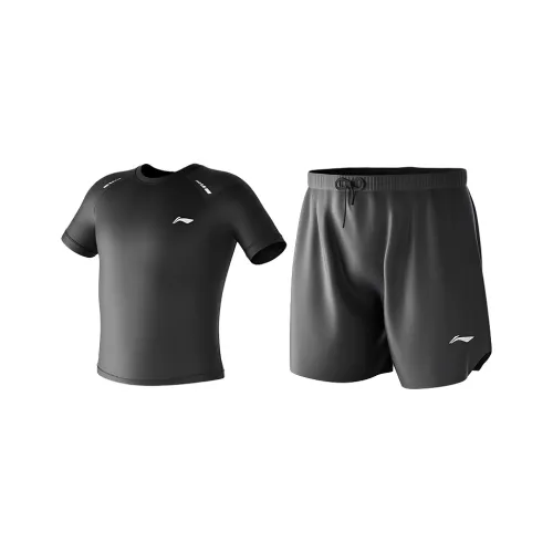 Лайнер Повседневная Спортивная Одежда Мужская Черный