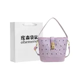 Фиолетовая сумка для покупок