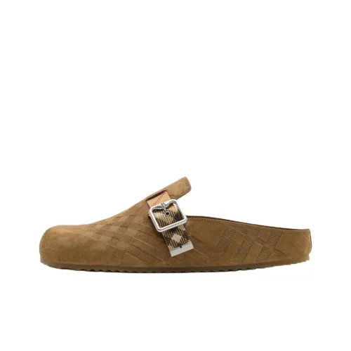 Burberry Urchin Домашние тапочки Мужские Желтые Конопляные