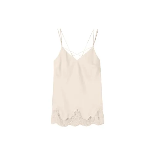 DPLAY SWEET Кремовый Белый Ночная сорочка Женская Ночная сорочка