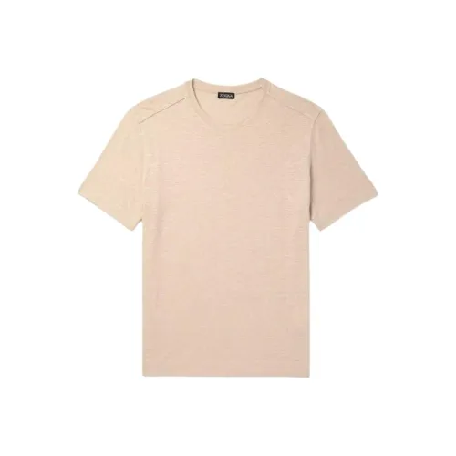 Ermenegildo Zegna Бежевые Мужские Рубашки T
