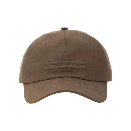 Zzegna Linen Baseball Caps Men's Brown