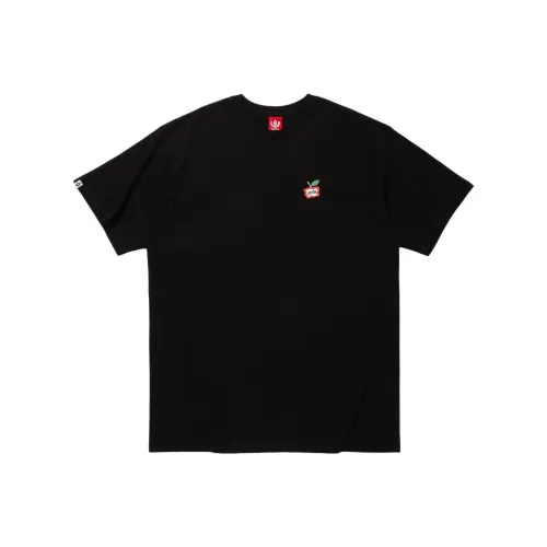 Мороженое Черный Унисекс Футболка