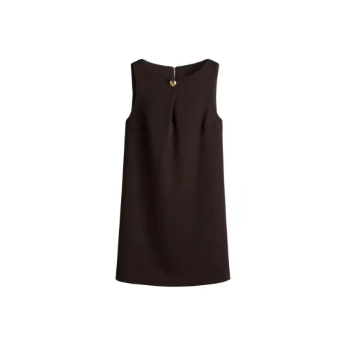 H&M Темно-кофейные Женские Платья без рукавов