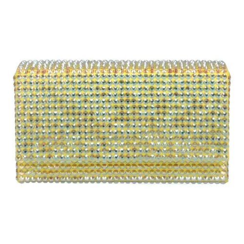 AMINA MUADDI Paloma Вискоза Клатч Маленький Женский Желтый Зеленый
