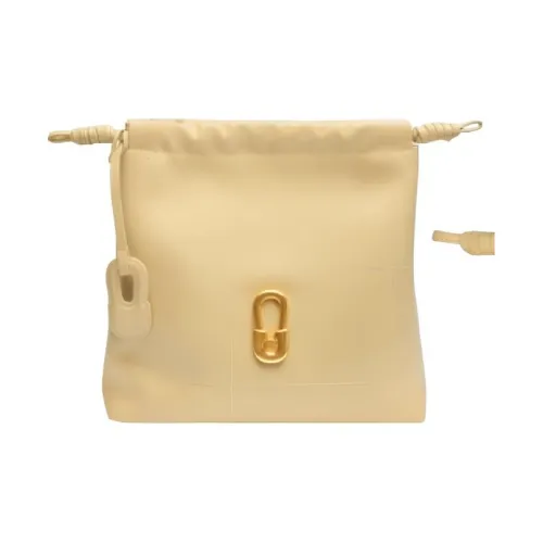 TENNCO Коровья кожа Сумка на плечо Средний Женская Кассава Желтый Классический Черный