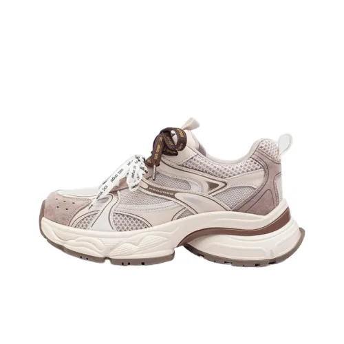 WOOS BOBO Дышащий и Легкий Низкий Топ Кроссовки с Толстой Подошвой Женские