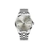 Стальной браслет, настоящий, серый.