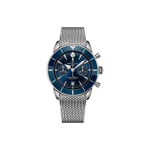 BREITLING Автоматический Механический Часы Мужские Super Ocean Culture Collection 42 мм Синий