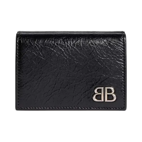 Balenciaga Кошелек из овечьей кожи мини женский черный