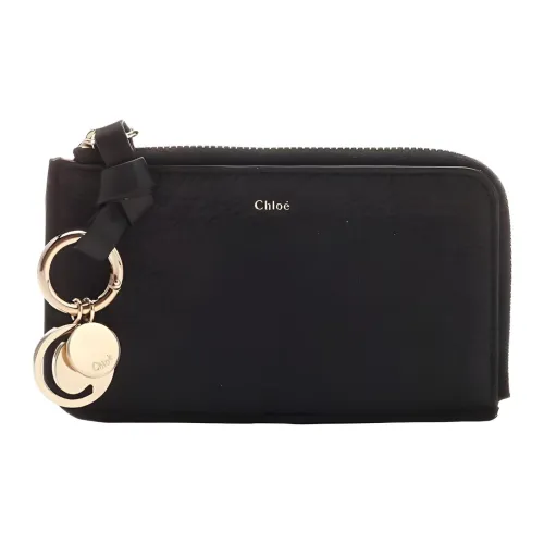 Chloe Chloé сумки Коровья кожа Монетница Женская Черная