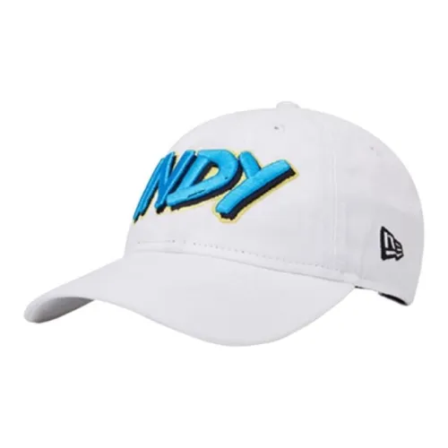 New Era Хлопковые кепки унисекс белые