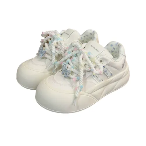 Babak Покрытие Амортизация Низкие Кроссовки для скейтбординга Женские Белые