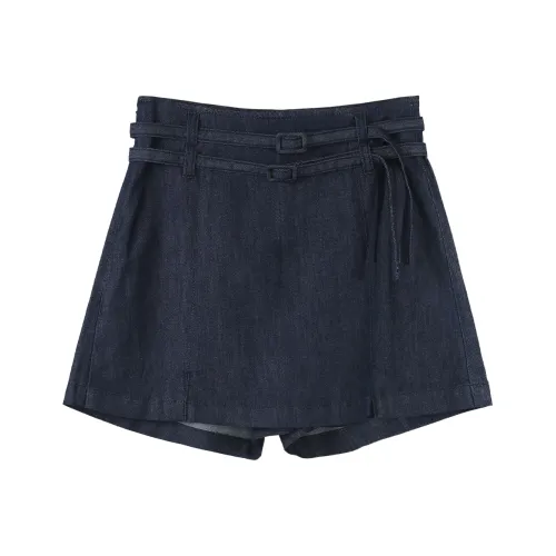 Fstudio Летний Корейский стиль Маленький HIGH RISE Утягивающий A-образный Повседневный Короткая Юбка Женская