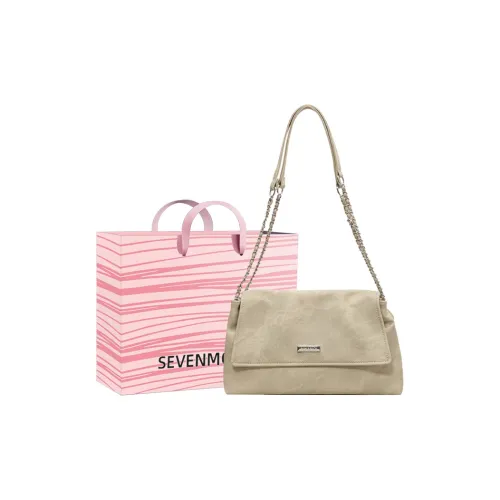 SEVENMOONS ПУ (полиуретан) Сумка через плечо Стандартная Женская Светло-серый Синий Коричневый Темно-серый