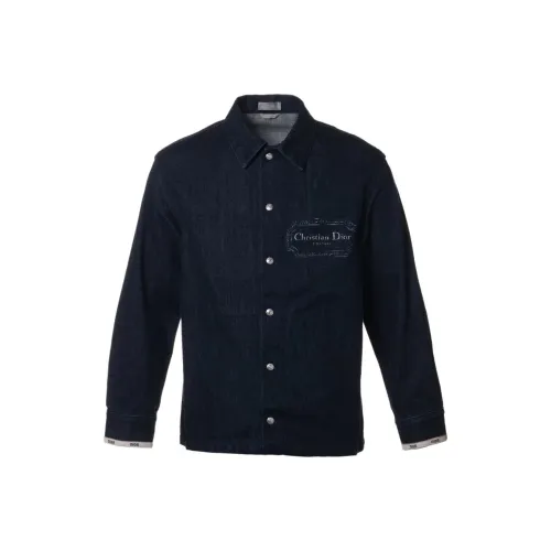 DIOR Синий Мужской Джинсовые Куртки