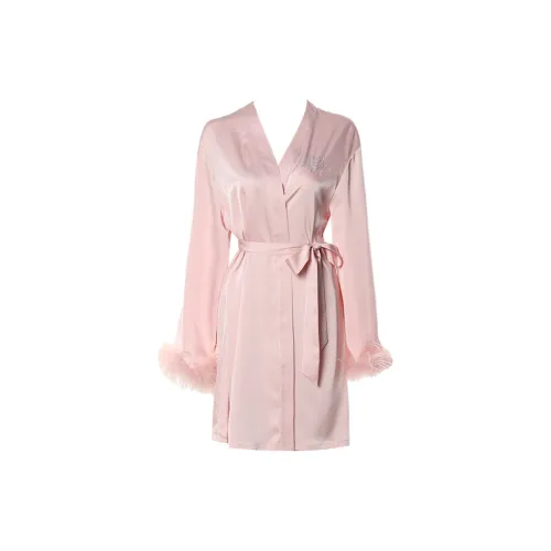 DPLAY SWEET Розово-вишневый Сон Robe Женские Банные халаты